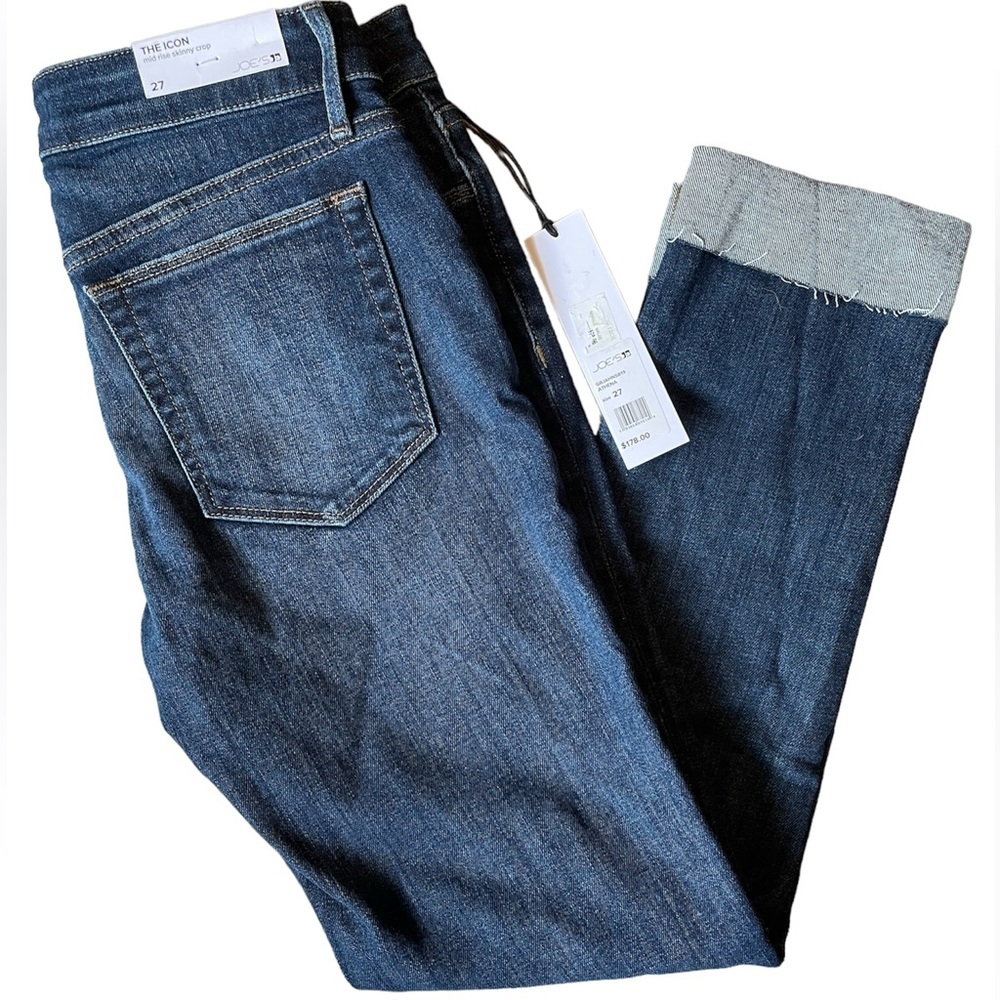 Joe’s Jeans The Icon mid rise skinny crop jeans Size 27 in Athena wash NWT
